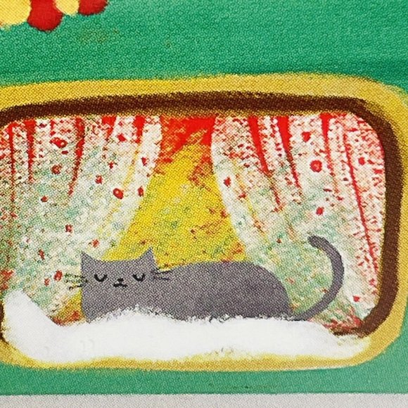 16 Winter Camper Cat Wonder Holiday Season Cards & Envelopes American Greetings - Picture 3 of 6